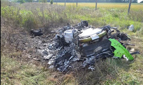 Lamborghini thanh tro vi tai xe chay toc do 340 km/h