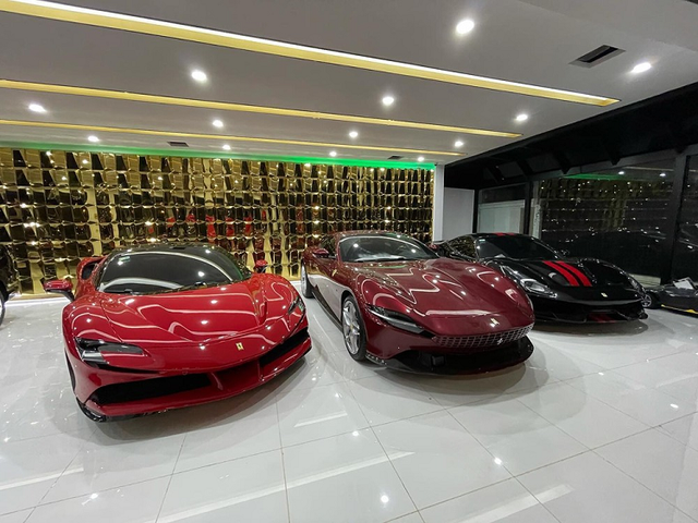 Mục sở thị garage siêu xe của đại gia Campuchia Muc so thi garage sieu xe cua dai gia Campuchia