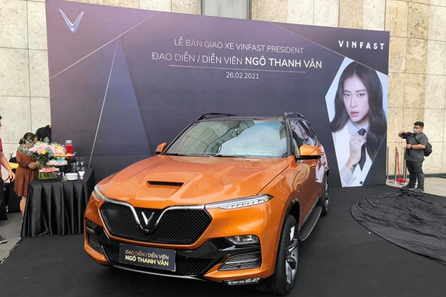 Ngô Thanh Vân tậu VinFast President giá gần 4 tỷ Ngo Thanh Van tau VinFast President gia gan 4 ty
