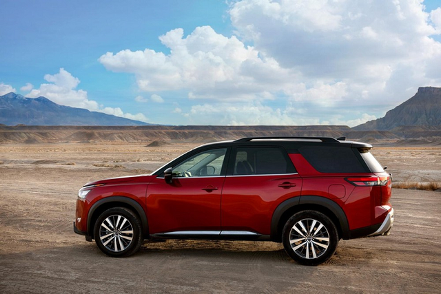 Nissan Pathfinder 2022 trình làng, có cửa "đấu" Hyundai Palisade? Nissan Pathfinder 2022 trinh lang, co cua