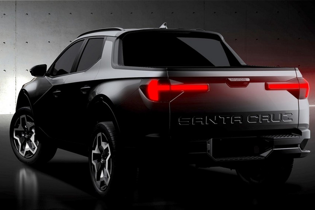 Lộ diện Hyundai Santa Cruz 2022 se ra mắt 15/4/2021 - Hình 6 Lo dien Hyundai Santa Cruz 2022 se ra mat 15/4/2021-Hinh-6