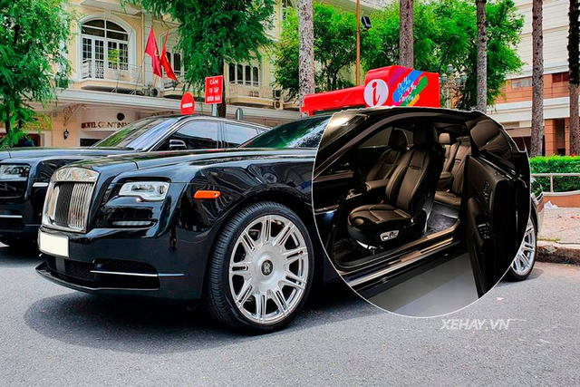 Rolls-Royce Wraith với nội thất siêu sang của Cường Đô la Rolls-Royce Wraith voi noi that sieu sang cua Cuong Do la