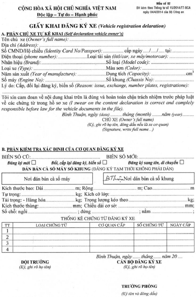 Thủ tục cấp lại biển số xe máy bạn cần phải biết - Hình 3 Thu tuc cap lai bien so xe may ban can phai biet-Hinh-3
