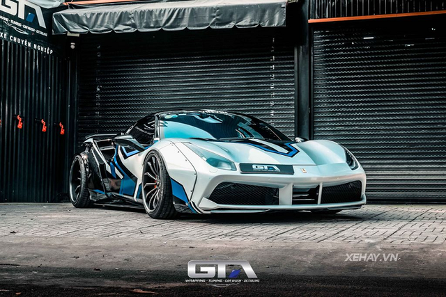 Ngắm bộ áo độc đáo của Ferrari 488 GTB Liberty Walk - Hình 6 Ngam bo ao doc dao cua Ferrari 488 GTB Liberty Walk-Hinh-6