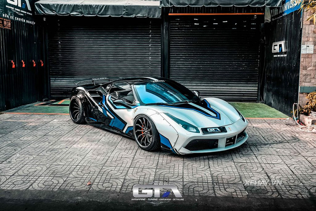 Ngắm bộ áo độc đáo của Ferrari 488 GTB Liberty Walk - Hình 8 Ngam bo ao doc dao cua Ferrari 488 GTB Liberty Walk-Hinh-8