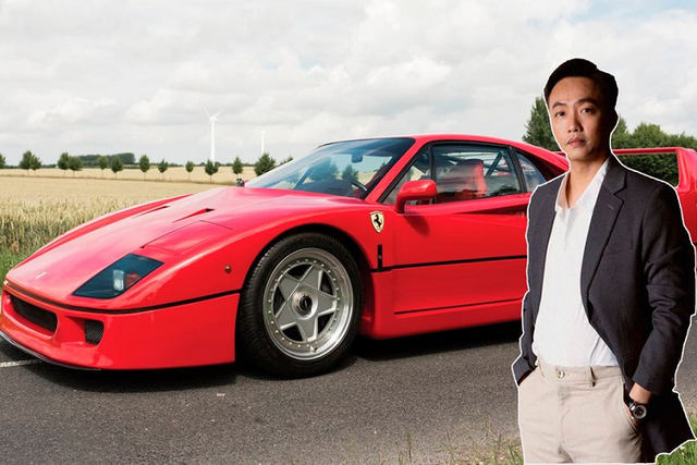 Đại gia Cường Đô la muốn đưa Ferrari F40 cổ tiền tỷ về Việt Nam Dai gia Cuong Do la muon dua Ferrari F40 co tien ty ve Viet Nam