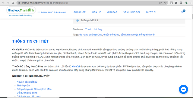 Dù đã bị cảnh cáo nhưng thực phẩm chức năng OvaQ Plus vẫn tiếp tục 'nổ' công dụng chữa vô sinh - Hình 2 Du da bi canh cao nhung thuc pham chuc nang OvaQ Plus van tiep tuc 'no' cong dung chua vo sinh-Hinh-2