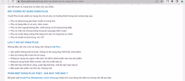Du da bi canh cao nhung thuc pham chuc nang OvaQ Plus van tiep tuc 'no' cong dung chua vo sinh-Hinh-3