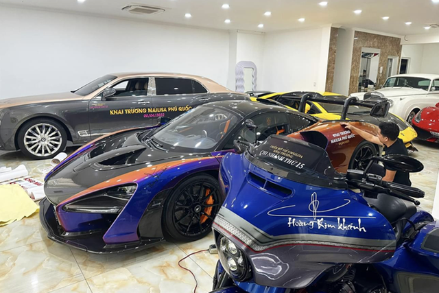 Ngắm dàn siêu xe trăm tỷ của đại gia Hoàng Kim Khánh - Hình 5 Ngam dan sieu xe tram ty cua dai gia Hoang Kim Khanh-Hinh-5