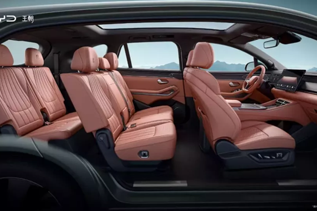 Lộ diện nội thất xe SUV BYD Tang L và Han L tại Trung Quốc - Hình 4 Lo dien noi that xe SUV BYD Tang L va Han L tai Trung Quoc-Hinh-4