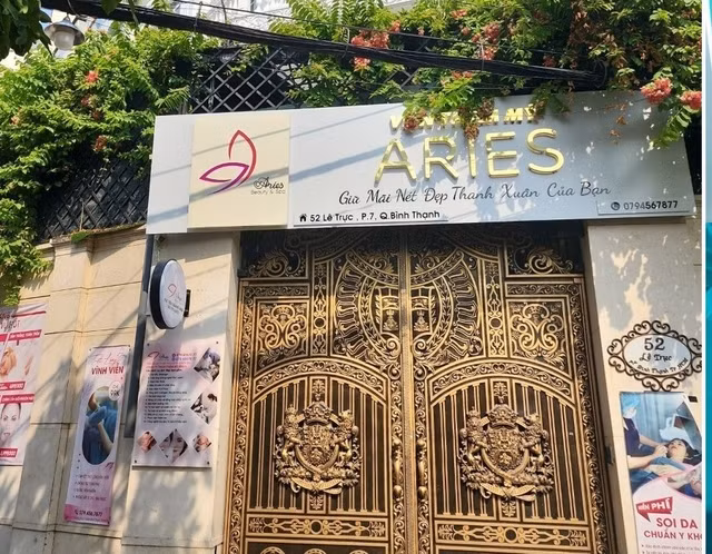 Phát hiện Viện thẩm mỹ Aries không có giấy phép, phẫu thuật gây tai biến cho bệnh nhân Phat hien Vien tham my Aries khong co giay phep, phau thuat gay tai bien cho benh nhan