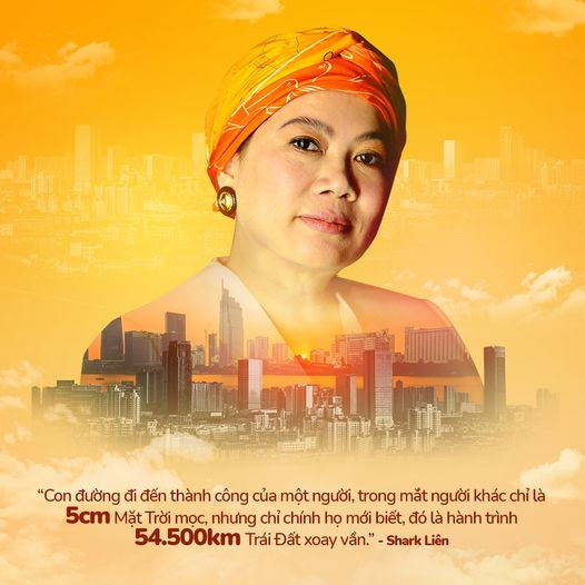 Shark Liên chia sẻ khoảng cách đến thành công là 54.500 km Shark Lien chia se khoang cach den thanh cong la 54.500 km