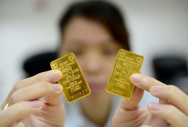 Giá vàng hôm nay tăng gần 100.000 đồng/lượng Gia vang hom nay tang gan 100.000 dong/luong