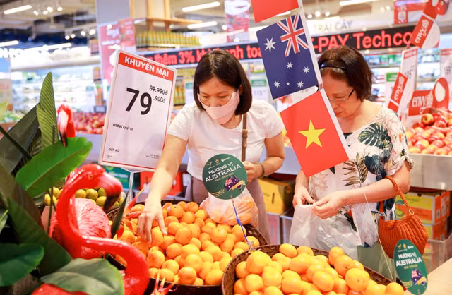 Trai nghiem huong vi Australia tai he thong ban le WinMart/WinMart+