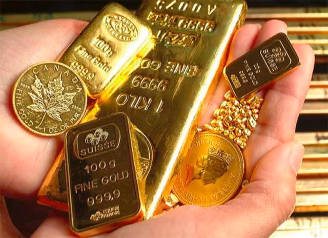 Gia vang hom nay: Vang the gioi giam manh, vang trong nuoc vung da tang