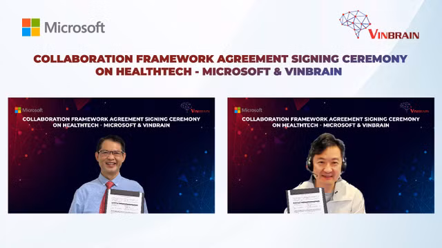VinBrain va Microsoft Hoa Ky hop tac phat trien tri tue nhan tao trong y te