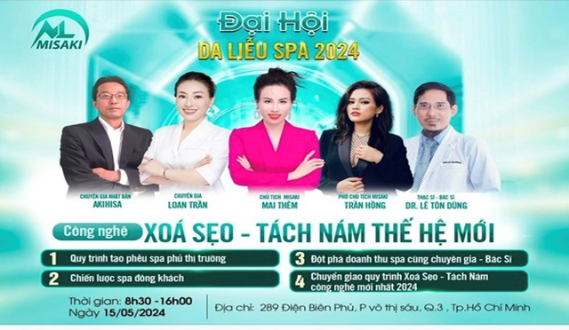 Phát hiện “Đại hội Da liễu Spa 2024” quảng bá mỹ phẩm trái quy định Phat hien “Dai hoi Da lieu Spa 2024” quang ba my pham trai quy dinh