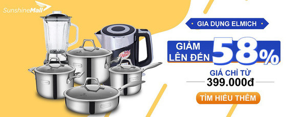 Sunshine Mall hợp tác với Elmich: Tưng bừng ưu đãi dành tặng khách hàng Sunshine Mall hop tac voi Elmich: Tung bung uu dai danh tang khach hang