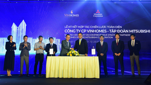 Vinhomes ký kết hợp tác toàn diện với Mitsubishi Vinhomes ky ket hop tac toan dien voi Mitsubishi