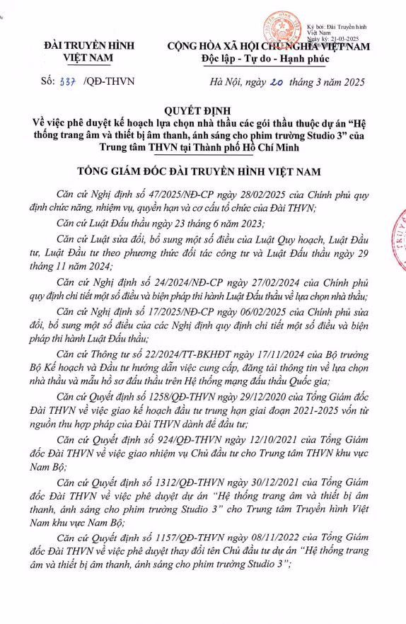 VTV đầu tư 90 tỷ đồng nâng cấp phim trường Studio 3 VTV dau tu 90 ty dong nang cap phim truong Studio 3