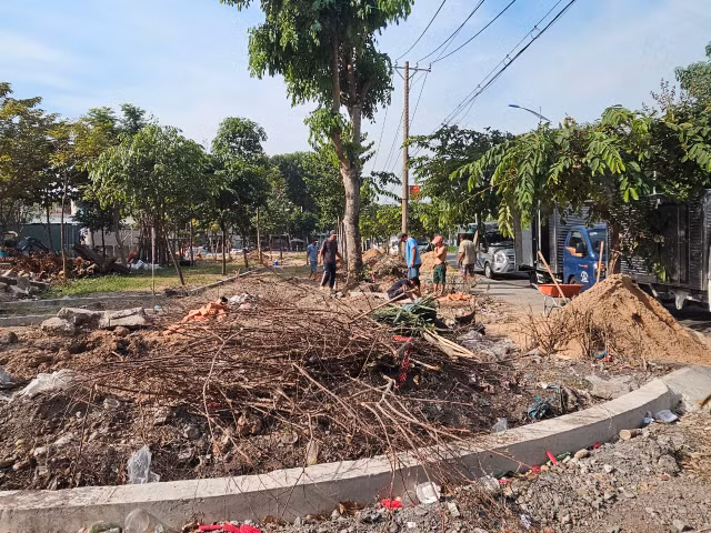 TP. HCM: Cận cảnh dự án xây dựng công viên phường 7, quận Gò Vấp - Hình 8 TP. HCM: Can canh du an xay dung cong vien phuong 7, quan Go Vap-Hinh-8