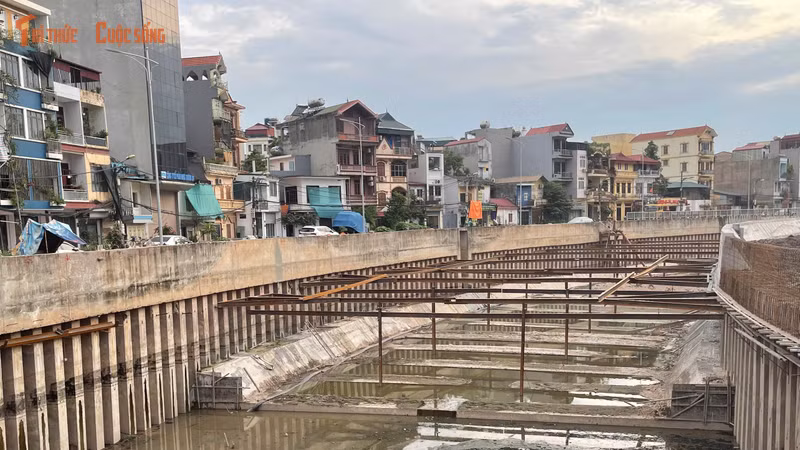 Đại công trường kênh La Khê hối hả thi công sau hơn 10 năm triển khai