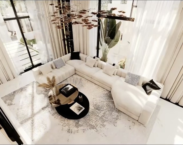 Vợ chồng Thành Chung - Tố Uyên dồn nhiều tâm huyết cho ngôi nhà mới này, từ việc lên bản thiết kế đến tự tay chọn từng viên gạch ốp. Ảnh: FBNV