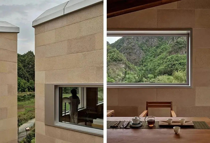 Ngoài phòng khách và rạp chiếu phim, tầng 4 còn có một phòng trà nhỏ yên tĩnh. Ảnh: Sohu