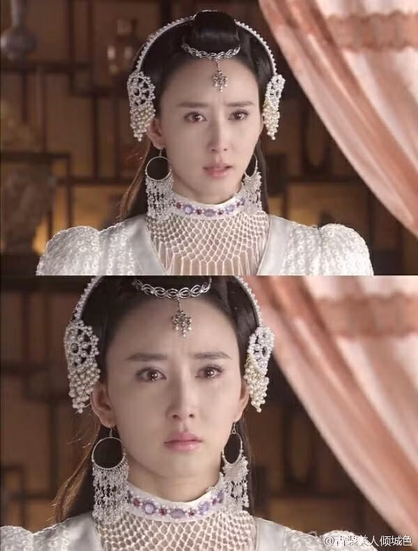 Hồ Tịnh từng được mệnh danh là "Đệ nhất mỹ nhân cổ trang" nhờ vẻ đẹp đằm thắm, thùy mị. Năm 2009, Hồ Tịnh kết hôn với đại gia giàu có bậc nhất Malaysia Chu Triệu Trường và rút khỏi giới giải trí để vun vén tổ ấm. Ảnh: Weibo