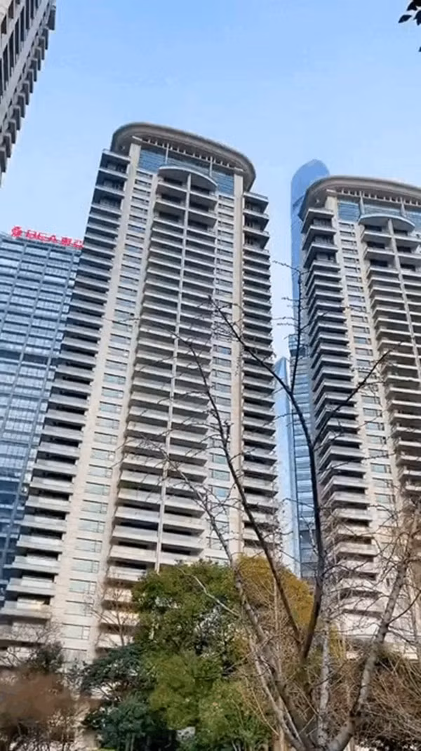 Tomson Riviera - khu chung cư dành cho giới siêu giàu là một trong những tòa nhà đắt đỏ nhất Thượng Hải (Trung Quốc). Ảnh chụp màn hình