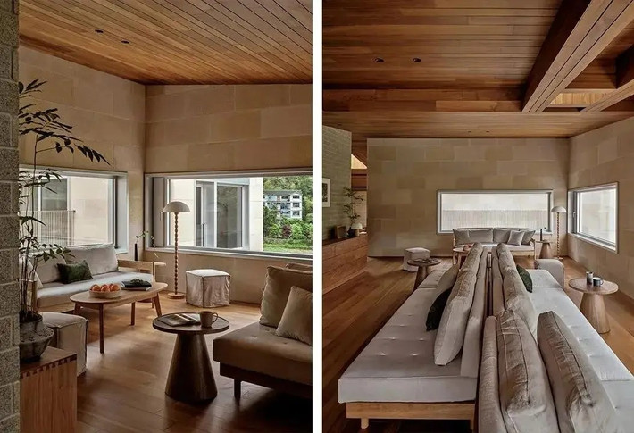 Chiều cao cửa sổ được tính toán kỹ lưỡng để khi ngồi xuống, mọi người ít có khả năng nhìn thấy đường phố và những thứ lộn xộn gần đó; ánh mắt chỉ hướng về khung cảnh phía xa. Ảnh: Sohu