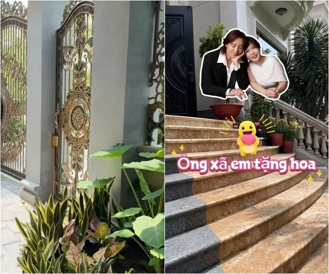 Khung cảnh vừa thanh bình vừa hiện đại trong biệt thự của vợ chồng Việt Hương. Ảnh chụp màn hình\