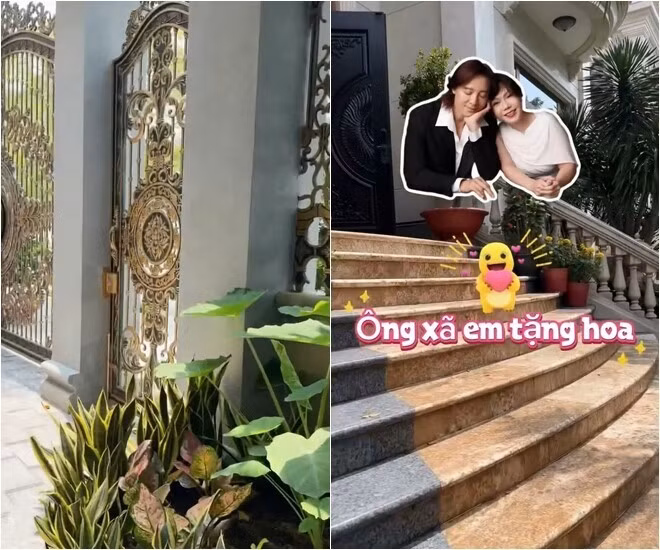 Khung cảnh vừa thanh bình vừa hiện đại trong biệt thự của vợ chồng Việt Hương. Ảnh chụp màn hình\