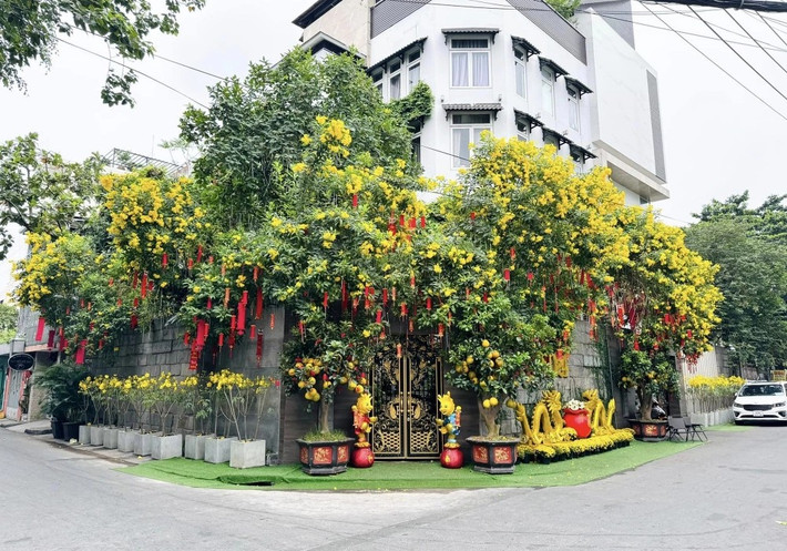 Biệt thự của Đàm Vĩnh Hưng nằm trong một khu dân cư cao cấp. Đây là không sống của nam ca sĩ cùng mẹ và con trai, cũng là nơi tụ tập thường xuyên của anh và bạn bè thân thiết. Ảnh: FBNV