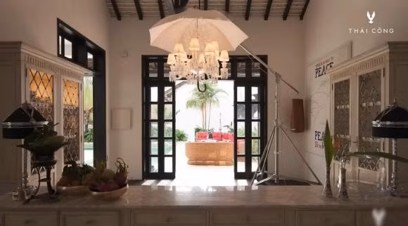 Nhà cổ của Thái Công mang kiến trúc Pháp, nằm trên đường Tú Xương, Quận 3 (nay là phường Xuân Hòa), TP HCM. Ảnh: FBNV