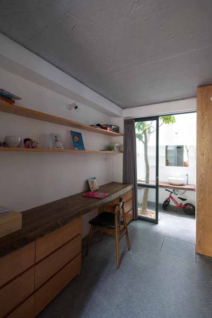 Góc học tập dành cho bé. Ảnh: Triệu Chiến