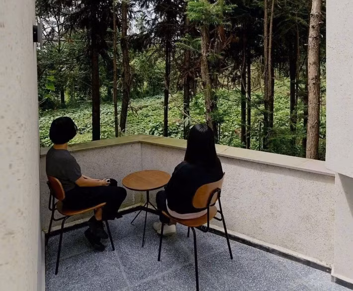Ngôi nhà còn bố trí nhiều không gian để các thành viên trong gia đình có thể sinh hoạt ngoài trời. Ảnh: Toutiao >>> Mời độc giả xem video: Hà Nội kiểm tra hơn 1.000 căn biệt thự cũ. Nguồn: VTV24
