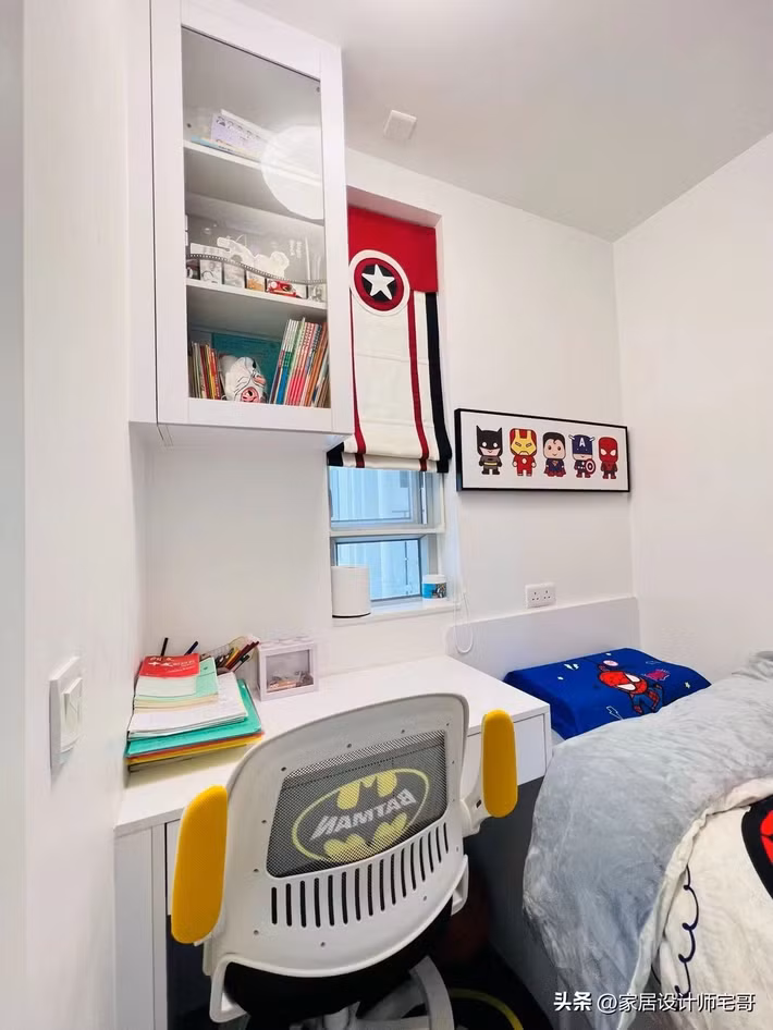 Để đảm bảo sự riêng tư cho từng thành viên, gia chủ thiết kế căn hộ gồm 3 phòng ngủ. Ảnh: Tóutiáo