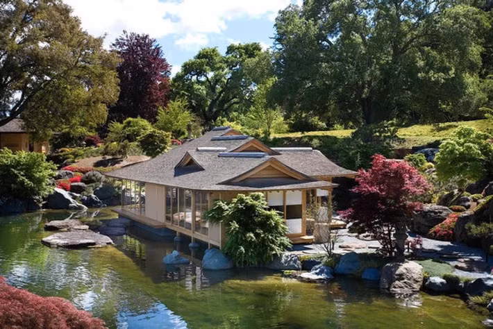 Ngoài nước Mỹ, Larry Ellison còn xây một biệt phủ kiểu Nhật hơn 80 triệu USD tại Kyoto (Nhật Bản). Ảnh: SCMP