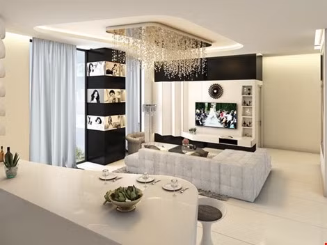 Ngoài ra, Ngọc Trinh còn có một căn penthouse cũng hoành tráng không kém từ giai đoạn 2015-2016. Ảnh: Kenhsao.