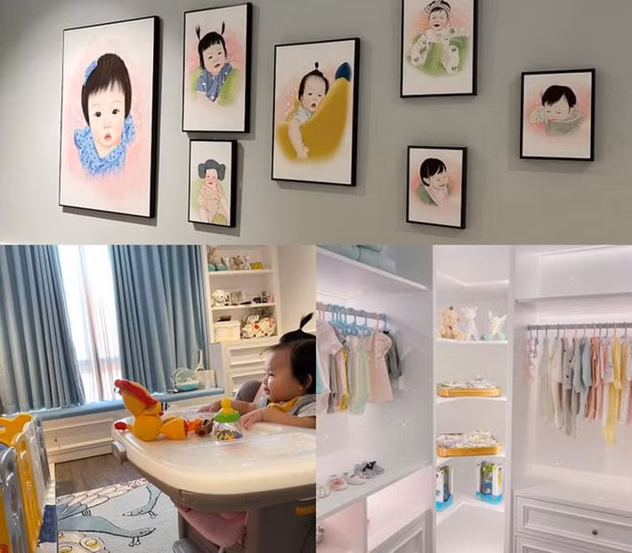 Phòng riêng của cô con gái Suchin cũng được thiết kế rất xinh xắn. Ảnh: FBNV