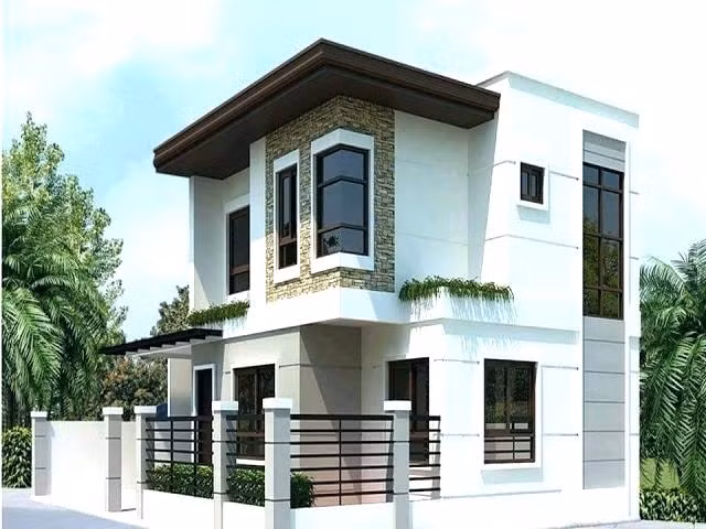 Chỉ sử dụng 2 gam màu chủ đạo là đen và trắng nhưng ngôi nhà vẫn hết sức thanh lịch. Ảnh: Internet.