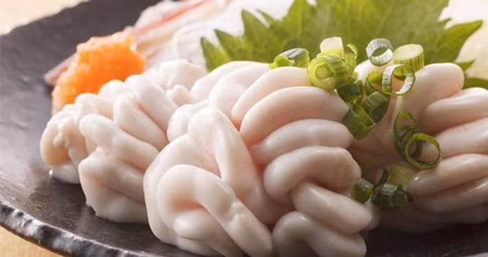 Thông thường, tinh hoàn cá Nhật Bản cấp đông và được đóng gói theo trọng lượng 500gram/hộp. Ảnh: Moshimoshi