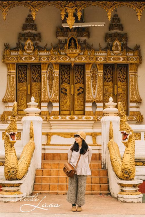 Thậm chí, nhiều người sau khi xem ảnh du lịch Lào của Cẩm Nhung còn khẳng định, check-in ở đây đẹp chẳng kém gì ở Thái Lan hay Campuchia, đúng là Paris của Đông Nam Á.