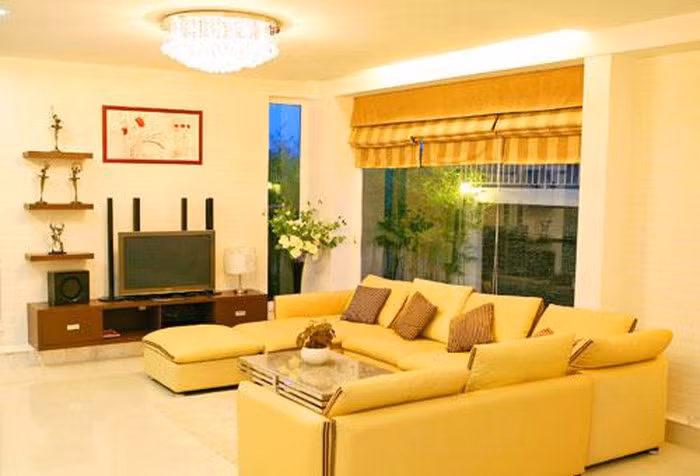 Ngôi nhà vườn có diện tích 500m2, trị giá khoảng 21 tỷ đồng. Ảnh: Người đưa tin