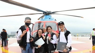 TP HCM mở lại tour trực thăng ngắm cảnh cuối năm nay