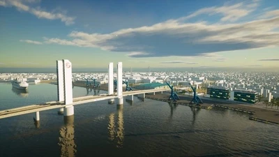 Cầu Thủ Thiêm 4 dự kiến nâng tĩnh không, gắn quy hoạch cảng khách quốc tế