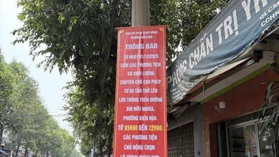 Đồng Nai: Cấm xe tải trên 5 tấn lưu thông trên đường Bùi Hữu Nghĩa từ 1/12