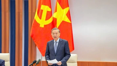 Tổng Bí thư Tô Lâm làm việc với Ban Chấp hành Đảng bộ TP Hải Phòng