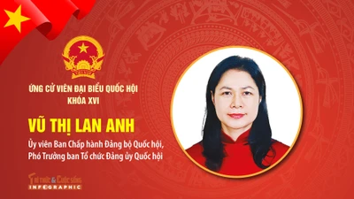 [Infographic] Tiểu sử bà Vũ Thị Lan Anh ứng cử Đại biểu Quốc hội khóa XVI 